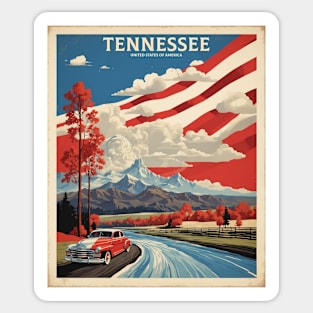 Tennessee United States of America Tourism Vintage Sticker